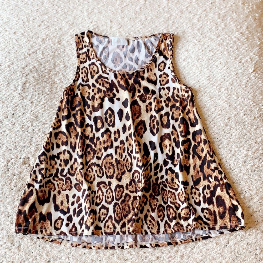 Jon Den Animal print top